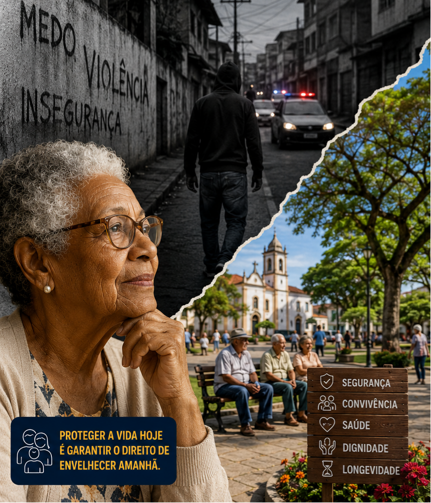 Proteger a vida hoje é garantir o direito de envelhecer amanhã.