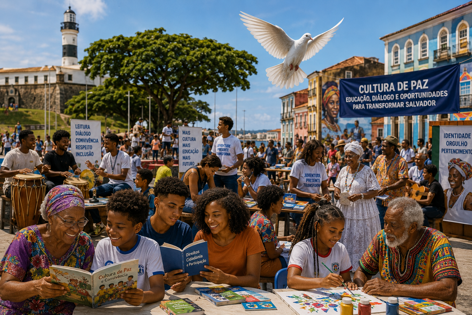Cultura de Paz na praça: educação, diálogo e juventude transformando Salvador